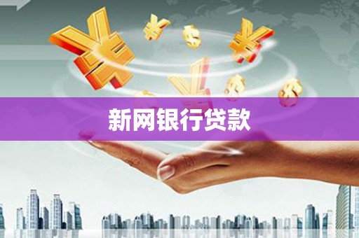 禹州新网银行贷款