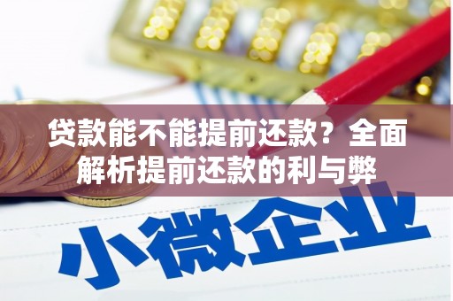 禹州贷款能不能提前还款？全面解析提前还款的利与弊