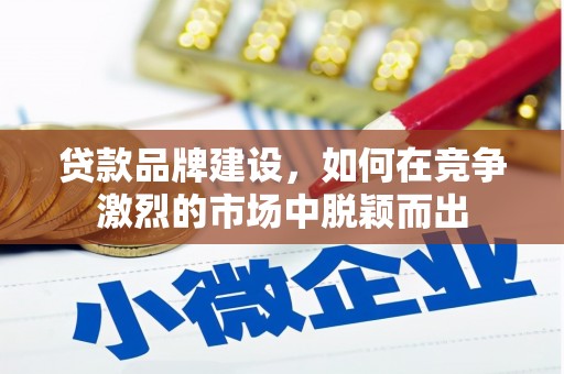 禹州贷款品牌建设，如何在竞争激烈的市场中脱颖而出
