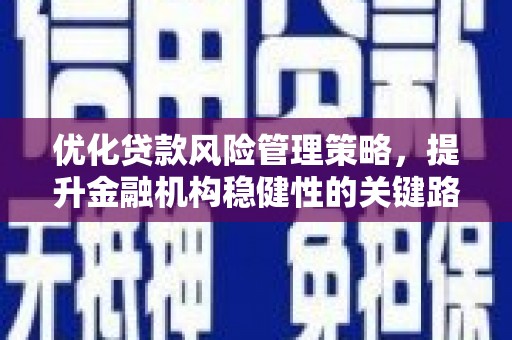 禹州优化贷款风险管理策略，提升金融机构稳健性的关键路径