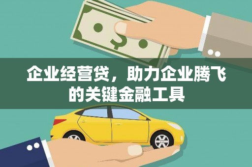 禹州企业经营贷，助力企业腾飞的关键金融工具