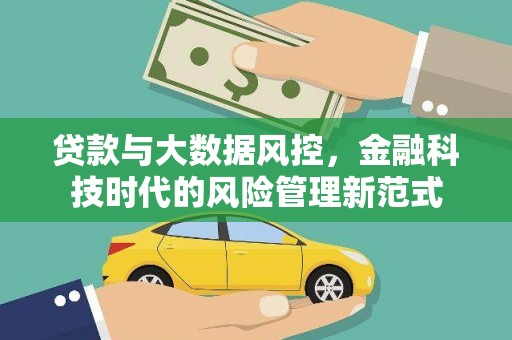 禹州贷款与大数据风控，金融科技时代的风险管理新范式