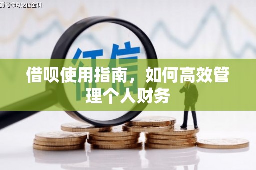 禹州借呗使用指南，如何高效管理个人财务