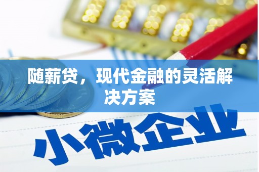 禹州随薪贷，现代金融的灵活解决方案