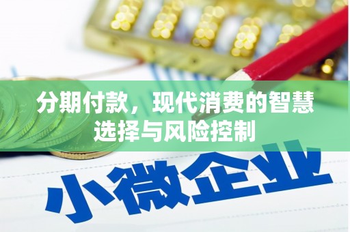 禹州分期付款，现代消费的智慧选择与风险控制