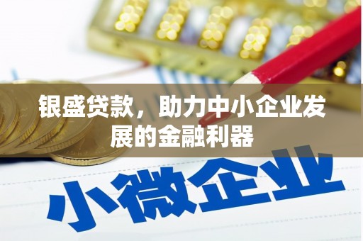 禹州银盛贷款，助力中小企业发展的金融利器