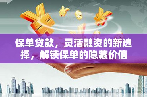 禹州保单贷款，灵活融资的新选择，解锁保单的隐藏价值