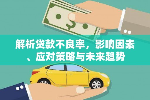 禹州解析贷款不良率，影响因素、应对策略与未来趋势