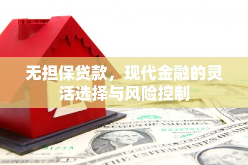 禹州无担保贷款，现代金融的灵活选择与风险控制