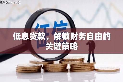 禹州低息贷款，解锁财务自由的关键策略