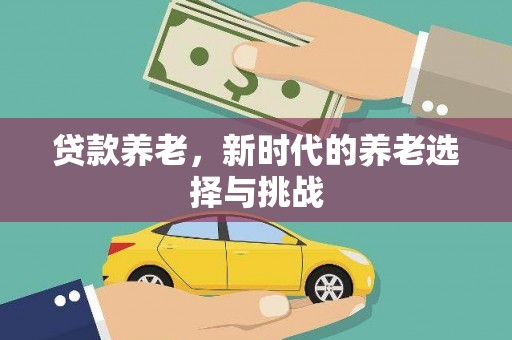禹州贷款养老，新时代的养老选择与挑战