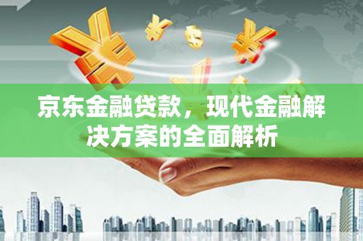 禹州京东金融贷款，现代金融解决方案的全面解析