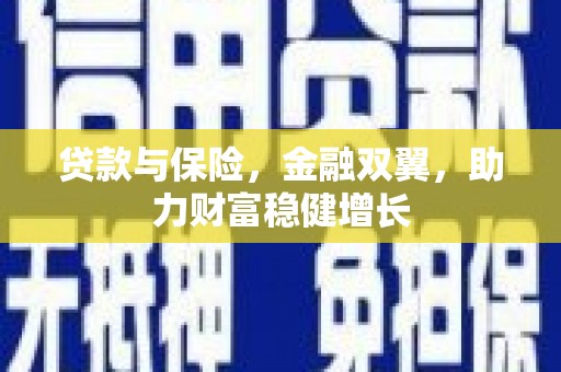 禹州贷款与保险，金融双翼，助力财富稳健增长