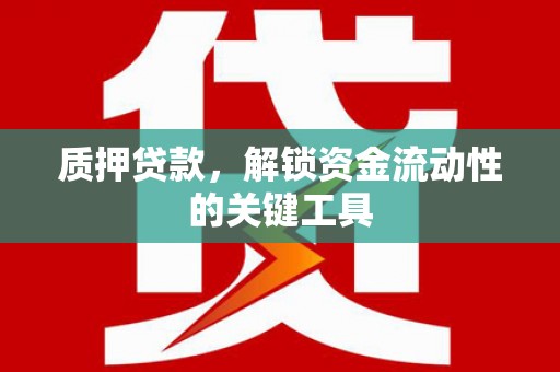 禹州质押贷款，解锁资金流动性的关键工具
