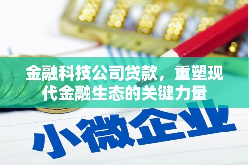 禹州金融科技公司贷款，重塑现代金融生态的关键力量