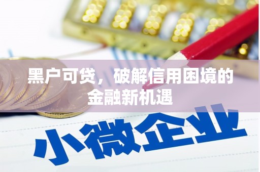 禹州黑户可贷，破解信用困境的金融新机遇