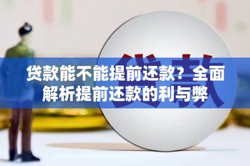 禹州贷款能不能提前还款？全面解析提前还款的利与弊
