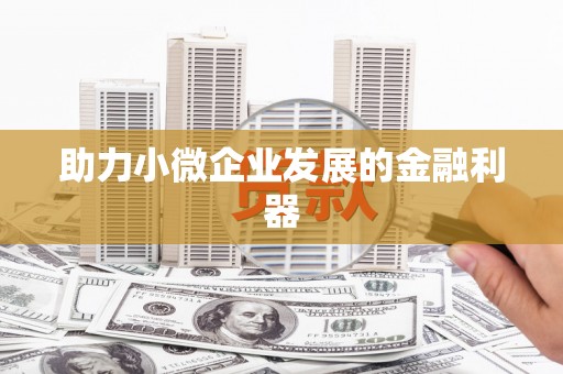 禹州助力小微企业发展的金融利器